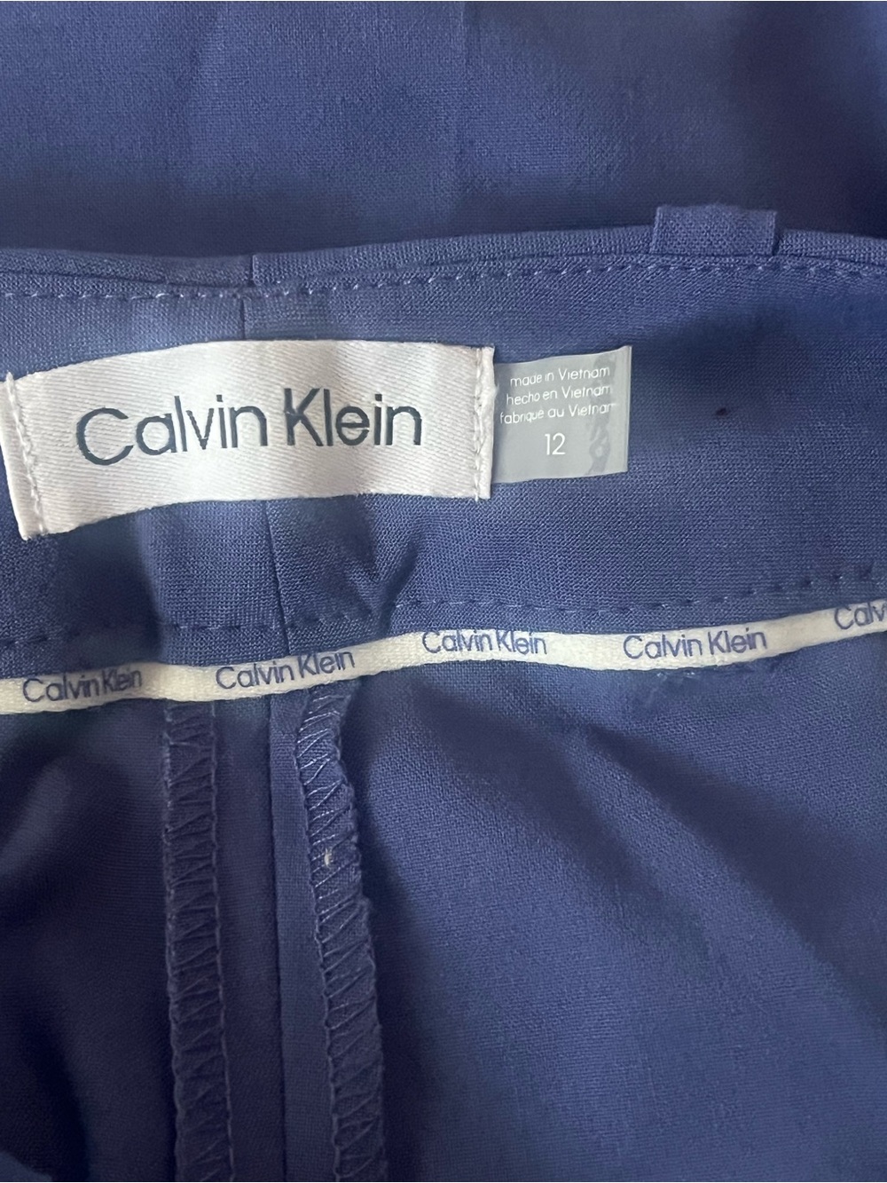 Calvin Klein Men's Navy Chinos